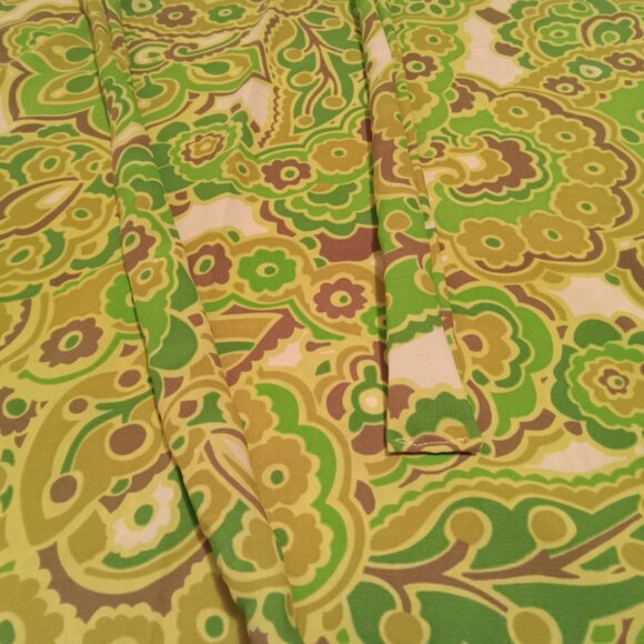 Unique handmade skirt - Wrap skirt, paisley design and flowers - Picture 2 of 5